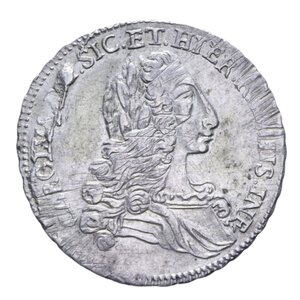 obverse: REGNO DI SICILIA CARLO DI BORBONE (1734-1759) 4 TARI  1735 AG. 9,10 GR. qSPL