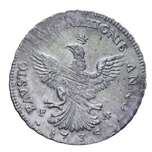 reverse: REGNO DI SICILIA CARLO DI BORBONE (1734-1759) 4 TARI  1735 AG. 9,10 GR. qSPL