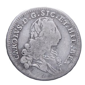 obverse: REGNO DI SICILIA CARLO DI BORBONE (1734-1759) 4 TARI  1736 NC AG. 8,51 GR. MB-BB