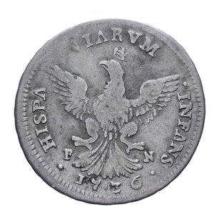 reverse: REGNO DI SICILIA CARLO DI BORBONE (1734-1759) 4 TARI  1736 NC AG. 8,51 GR. MB-BB