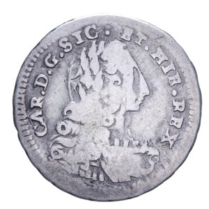 obverse: REGNO DI SICILIA CARLO DI BORBONE (1734-1759) 2 TARI  1737 R AG. 4,16 GR. MB-BB