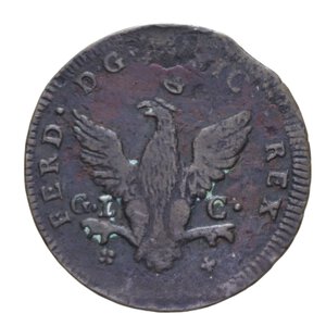 obverse: REGNO DI SICILIA FERDINANDO III (1759-1816) 2 GRANI 1778 CU 7,82 GR. qBB
