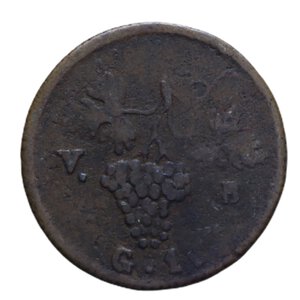 reverse: REGNO DI SICILIA FERDINANDO III (1759-1816) GRANO 1815 3° TIPO CU 3,50 GR. qBB