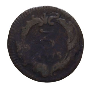 reverse: REGNO DI SICILIA FERDINANDO III (1759-1816) 1/2 GRANO 1775 CU 1,86 GR. MB+