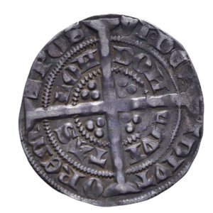 reverse: GRAN BRETAGNA EDOARDO III (1327-1377) MEZZO GROAT AG. 2,17 GR. BB