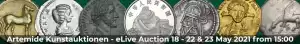 Banner Artemide eLive Auktion 18