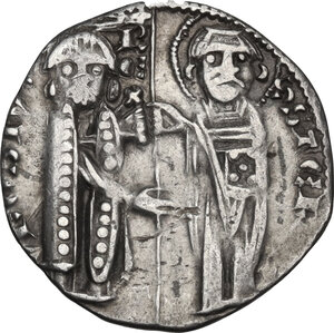 obverse: Serbia.  Stefan Uros II Milutin (1282-1321). . AR Gros, undated