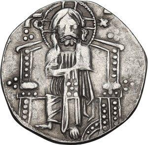 reverse: Serbia.  Stefan Uros II Milutin (1282-1321). . AR Gros, undated
