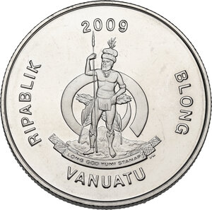 reverse: Vanuatu. AR 10 Vatu 2009. 