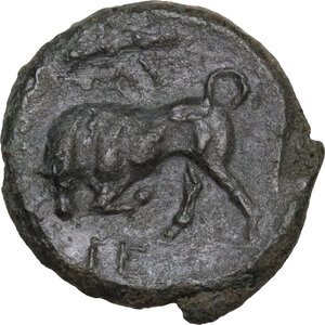 reverse: Syracuse.  Hieron II (274-215 BC).. AE 17 mm, c. 275-269/265 BC