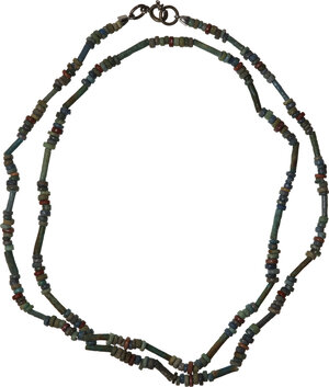 obverse: Necklace made of beads, modern closing.  Length 69 cm  Egypt, 4th-3rd century BC