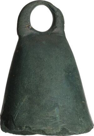 obverse: Bronze bell.  Height 63 mm.  Roman period 1st-3rd century