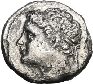 obverse: Syracuse.  Hieronymos (215-214 BC).. Fourée 10 Litrai, c. 215-214 BC