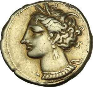 obverse: Zeugitania, Carthage. EL Stater, c. 310-290 BC
