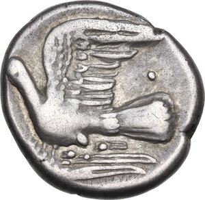reverse: Sikyonia, Sikyon. AR Hemidrachm, 4th century BC