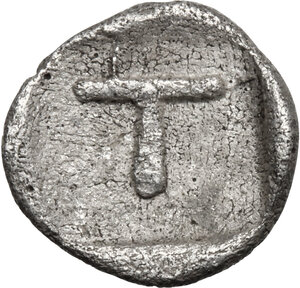 reverse: Arkadia, Tegea. AR Fraction, c. 423-400 BC