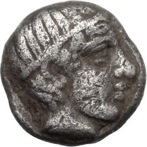 obverse: Troas, Neandria. AR Hemiobol, 5th century BC