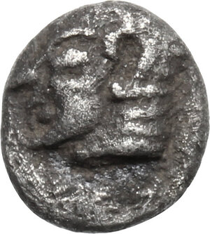 obverse: Ionia, Kolophon. AR Tetartemorion, 530-500 BC