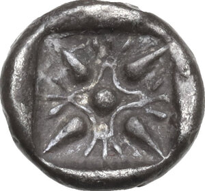 reverse: Ionia, Miletos. AR Obol, late 6th-early 5th century BC