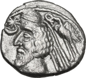 obverse: Kings of Parthia.  Phraates IV (38-32 BC).. AR Drachm, Mithradatkart mint