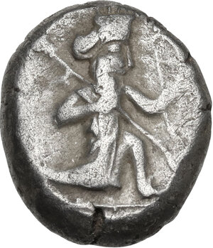 obverse: Persia, Achaemenid Empire..  Darios I to Xerxes II (c. 485-420 BC).. AR Siglos