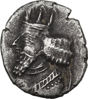 obverse: Persis.  Nambed (Namopat) (1st cent. AD). AR Hemidrachm, Istakhr (Persepolis) mint