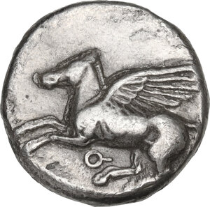 obverse: Corinthia, Corinth. AR Stater, 430-415 BC