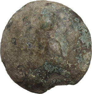 reverse: Northern Apulia, Luceria. AE Cast Semuncia, heavy series, 225-217 BC