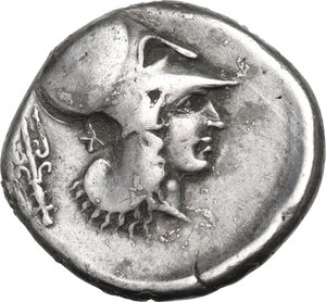 reverse: Corinthia, Corinth. AR Stater, c. 405-345 BC