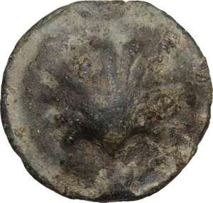 obverse: Northern Apulia, Luceria. AE Cast Biunx, c. 217-212 BC