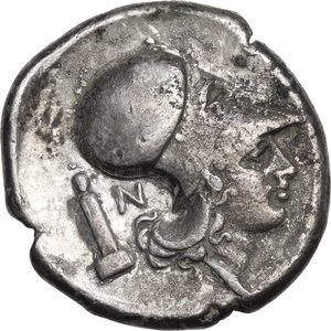 reverse: Corinthia, Corinth. AR Stater, c. 345-307 BC