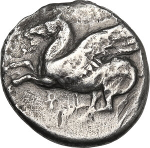 obverse: Corinthia, Corinth. AR Stater, c. 350/45-285 BC