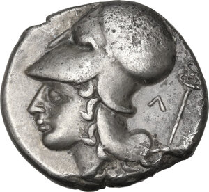 reverse: Acarnania, Leukas. AR Stater, c. 350-320 BC