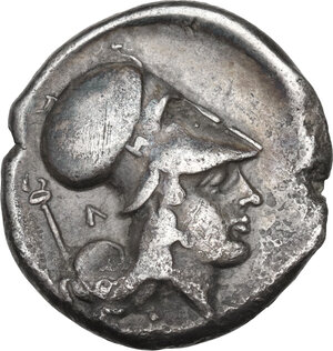 reverse: Akarnania, Leukas. AR Stater, c. 350-320 BC