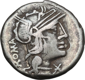 obverse: M. Caecilius Metellus.. AR Denarius, 127 BC
