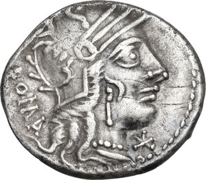 obverse: M. Calidius.. AR Denarius, 117-116 BC