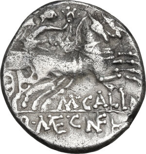 reverse: M. Calidius.. AR Denarius, 117-116 BC