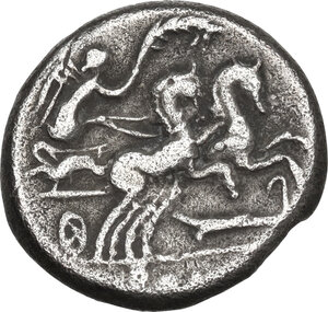 reverse: M. Cipius M. f.. AR Denarius, 115-114 BC
