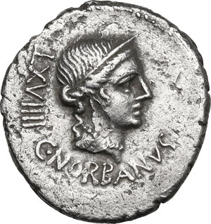 obverse: C. Norbanus. AR Denarius, 83 BC