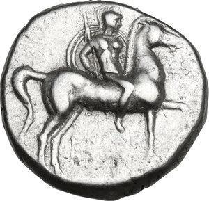 obverse: Southern Apulia, Tarentum. AR Stater, c. 272-235 BC