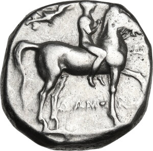 obverse: Southern Apulia, Tarentum. AR Stater, c. 272-235 BC