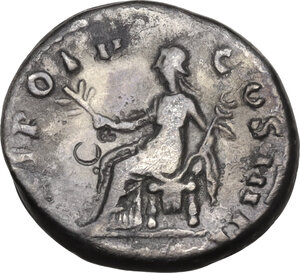reverse: Vespasian (69 -79).. AR Denarius, 71 AD