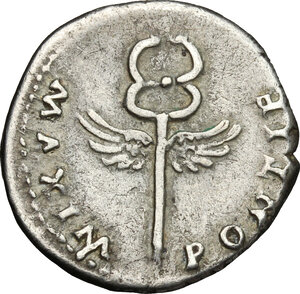 reverse: Vespasian (69-79).. AR Denarius, 74 AD