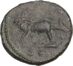 reverse: Trajan (98-117).. AE Quadrans, 114-117