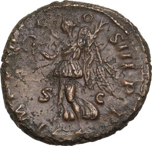 reverse: Marcus Aurelius (161-180).. AE As, 177-178