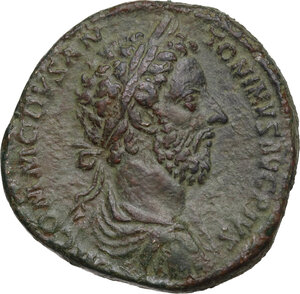 obverse: Commodus (177-193).. AE Sestertius, 183-184