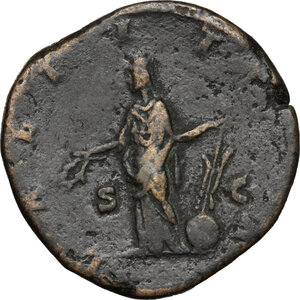 reverse: Crispina, wife of Commodus (died 183 AD).. AE Sestertius, struck under Commodus