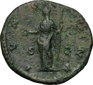reverse: Crispina, wife of Commodus (died 183 AD).. AE As, struck under Commodus