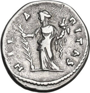reverse: Julia Domna (died 217 AD).. AR Denarius, struck under Septimius Severus, 196-211 BC