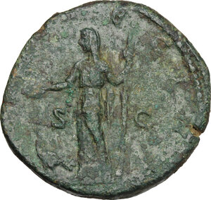 reverse: Julia Domna (died 217 AD).. AE Sestertius, struck under Septimius Severus, 193-196 AD